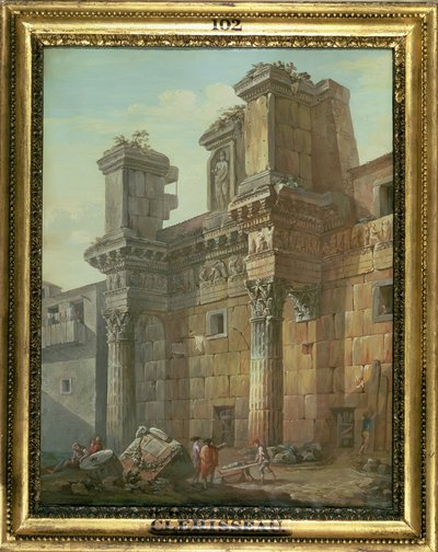 Forum von Nerva von Charles Louis Clerisseau